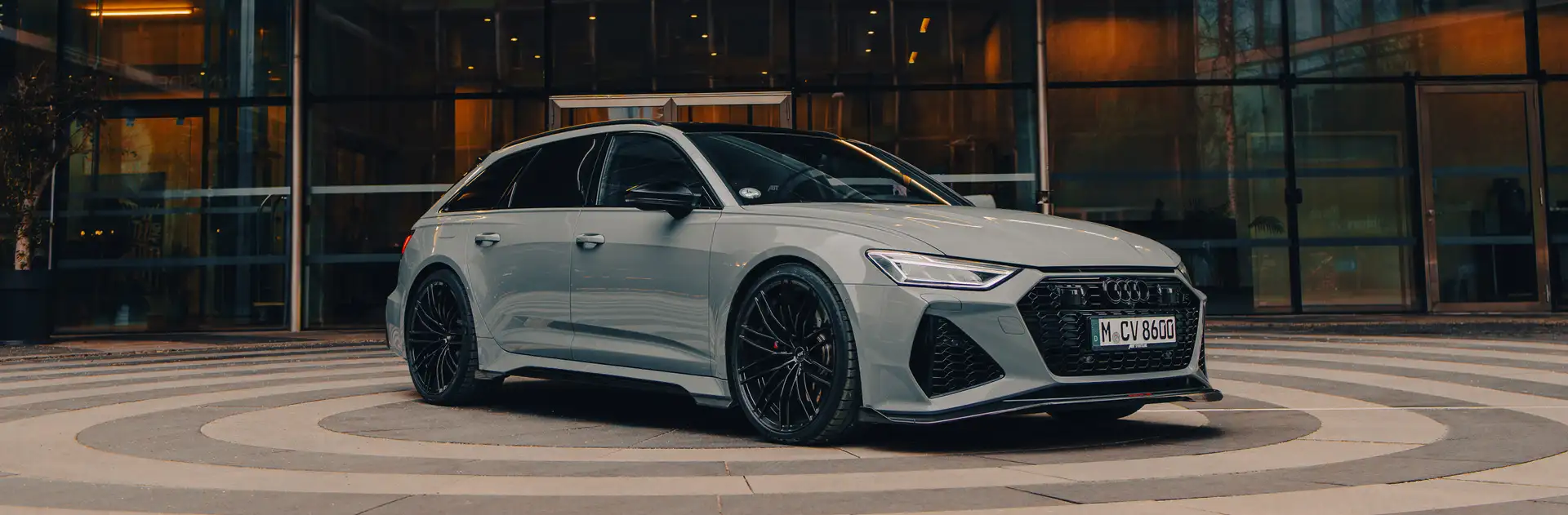 Audi Abt RS6-S CarVia Rental Car: Front View